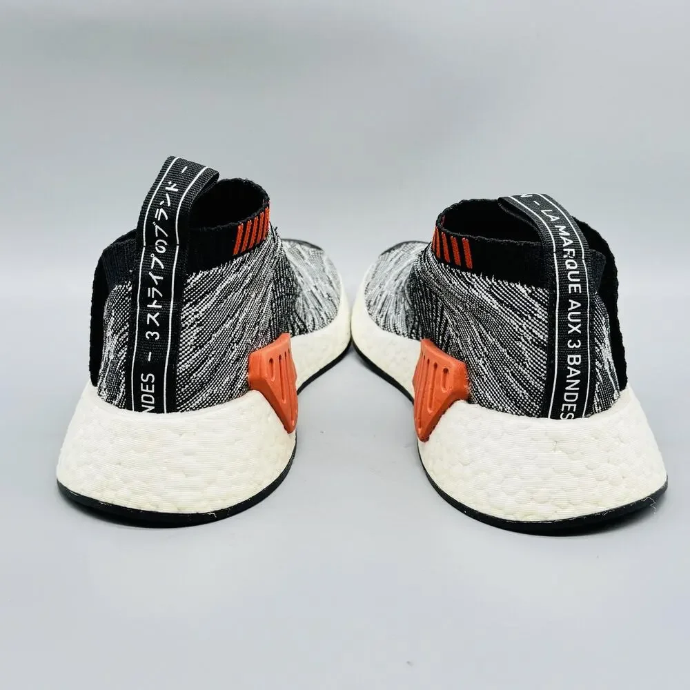 Adidas Shoes Mens 5 Black White NMD CS2 Camo Glitch Running Athletic Sneakers